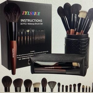 Zylsnice 18 Piece Makeup Brush Set